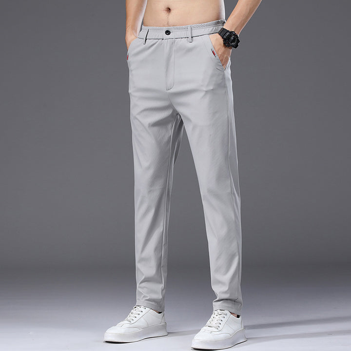 Herren modische und bequeme Chino-Hose mit elastischem Bund Echoarchiv