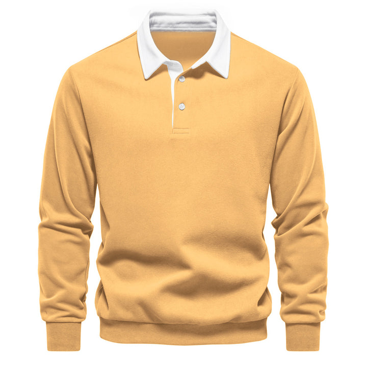 Herren Poloshirt mit kontrastierendem Kragen Echoarchiv