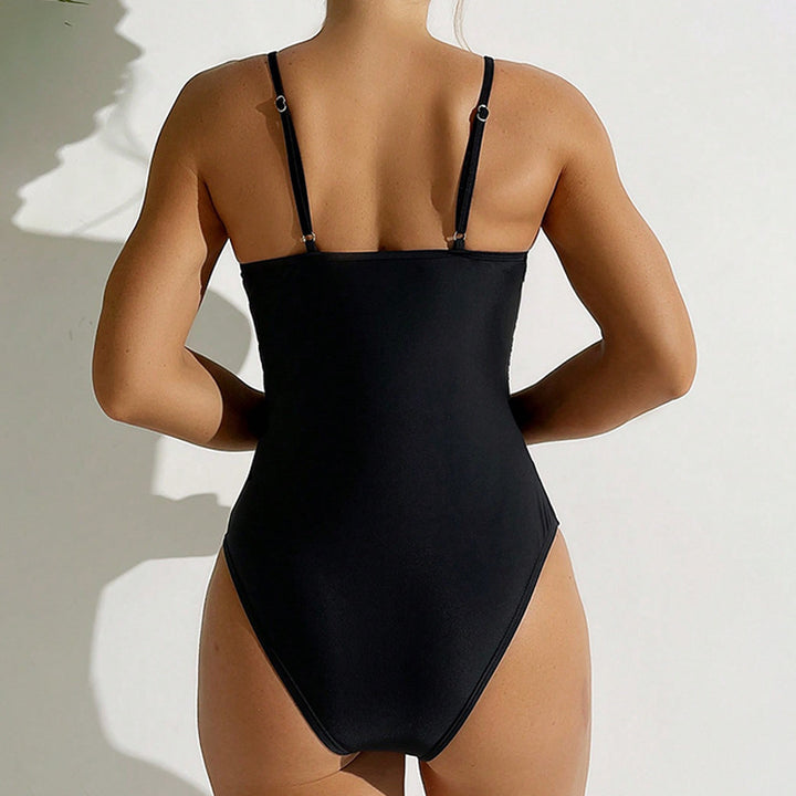 Damen Einteiler Badeanzug mit raffiniertem Mesh-Design Echo Archiv