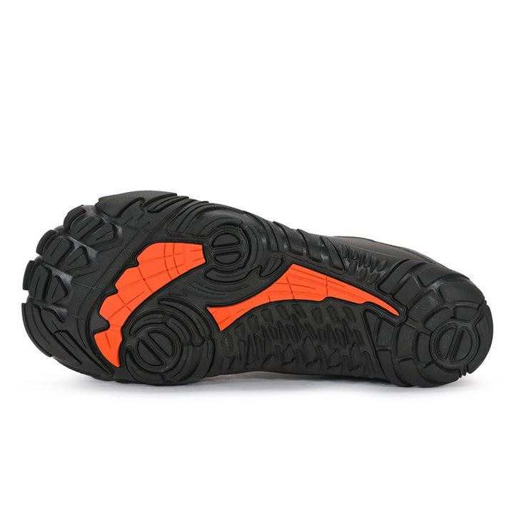 Herren nan leichter Schnellzug-Trekkingschuh mit Gummizehschutz, atmungsaktivem Meshoberteil und profiliertem Outdoor-Laufsohle Echo Archiv