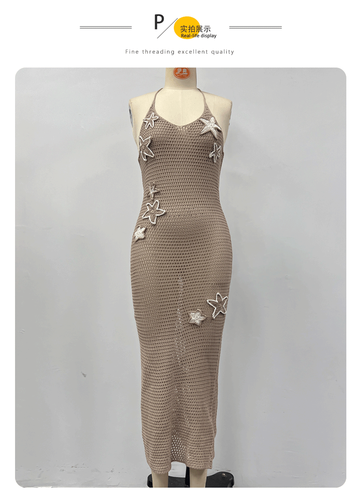 Damen Eleganter Häkel-Überwurf mit maritimen Akzenten Echo Archiv