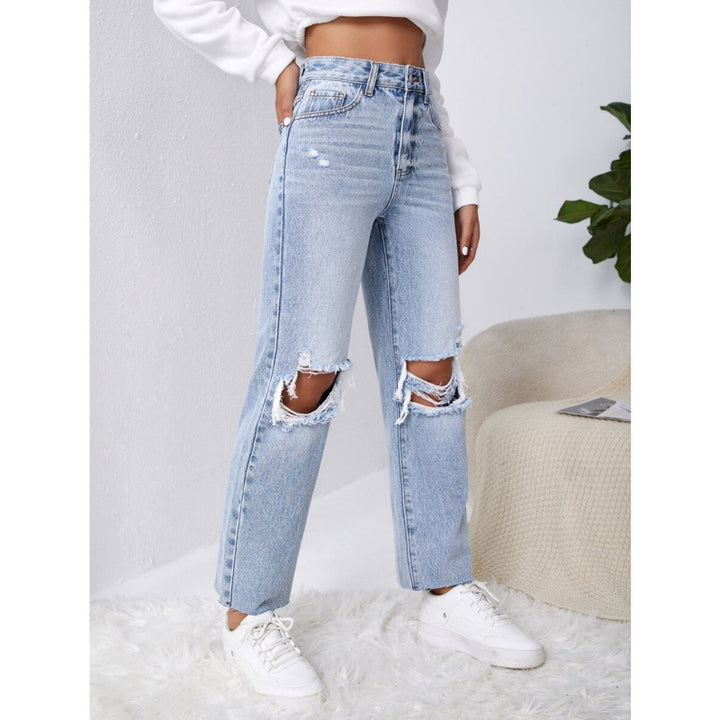 Damen Mom-Jeans im Vintage-Look mit Destroyed-Effekten Echo Archiv