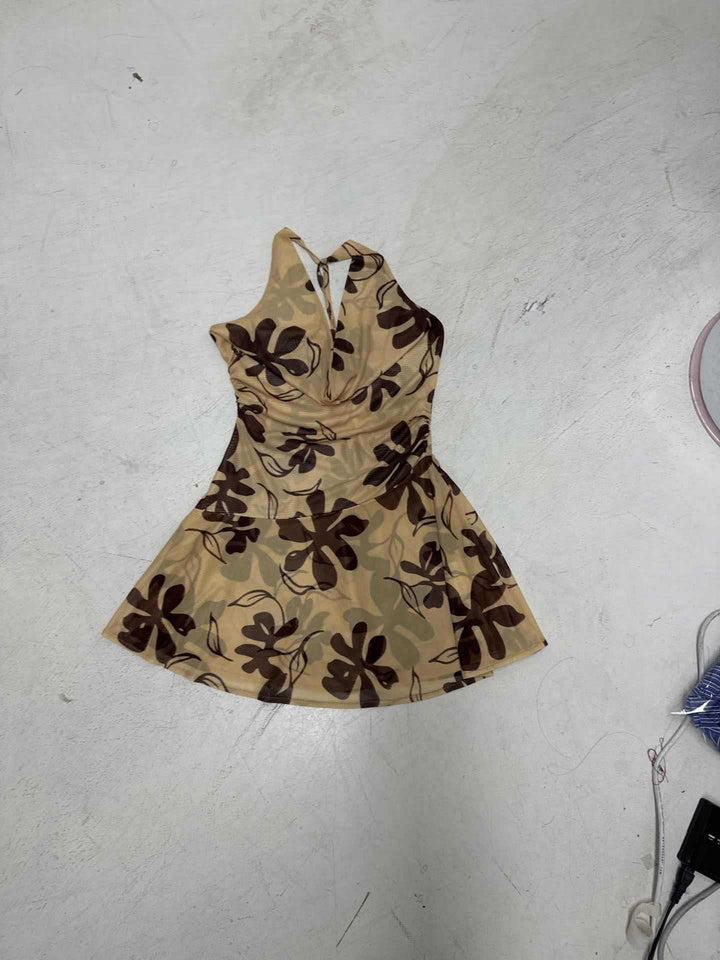 Damen Sommerliches A-Linienkleid mit floralem Druck Echo Archiv