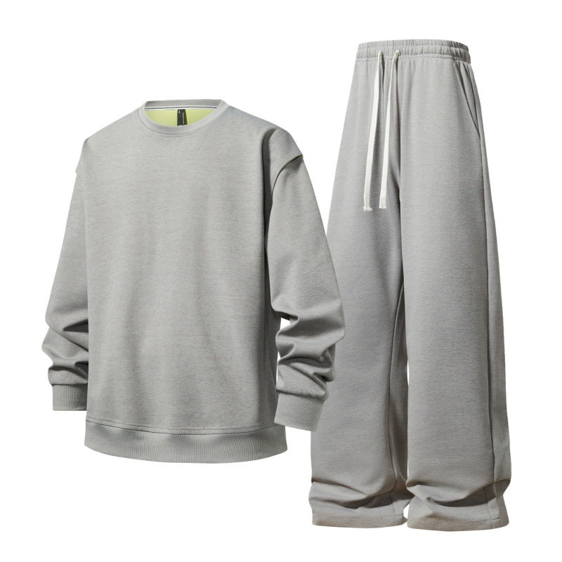Damen Stylisches Sweatshirt und Sporthose Set Echoarchiv