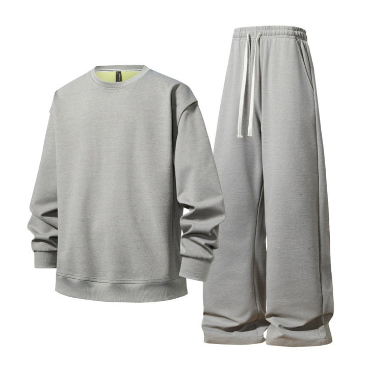 Damen Stylisches Sweatshirt und Sporthose Set Echoarchiv