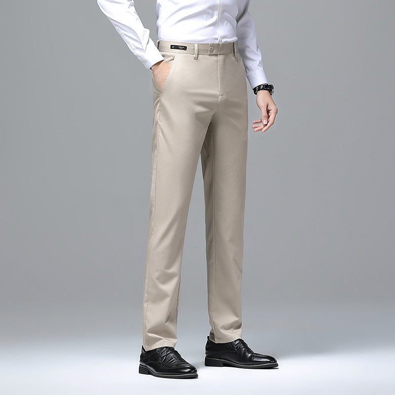 Herren elegante Slim-Fit Anzughose Echoarchiv