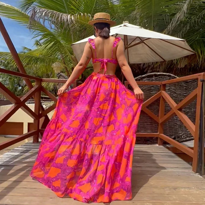 Damen Bikiniset mit voluminösem Rock von Echo Archiv