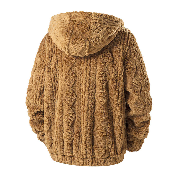 Herren Fleece Jacke mit Kapuze Echo Archiv