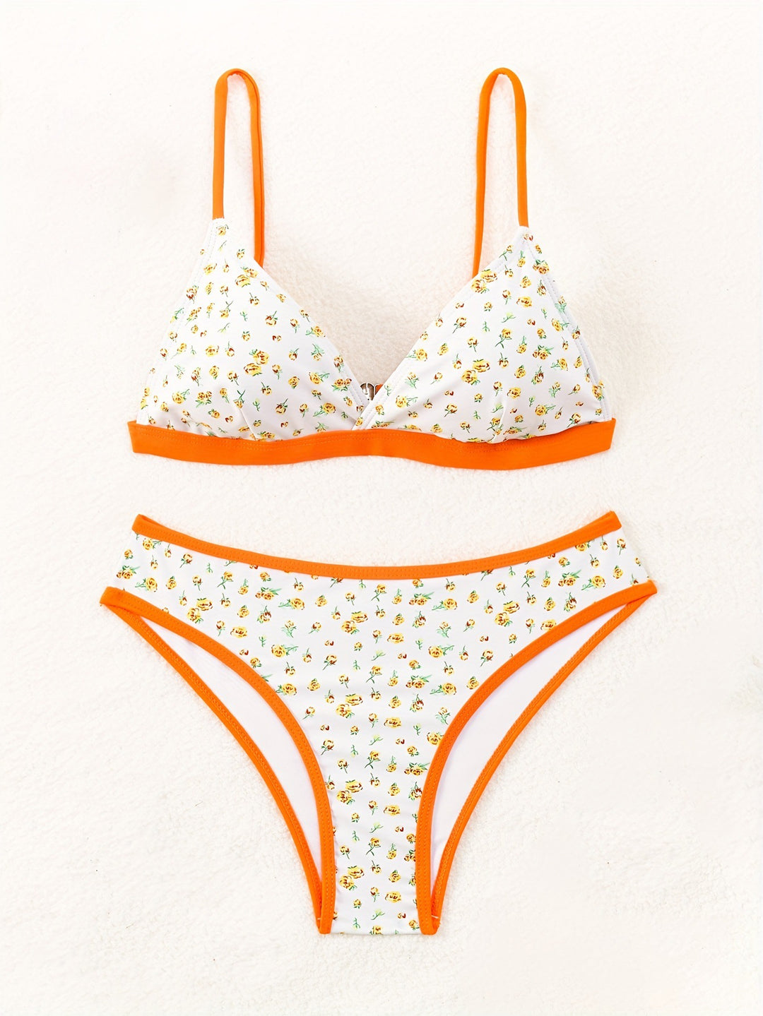 Damen Blumenmuster Bikini mit raffinierter Schnittführung Echo Archiv