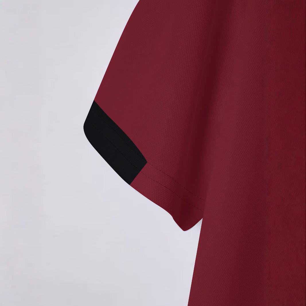 Herren Poloshirt mit kontrastierendem Kragen und gesticktem Motiv Echoarchiv