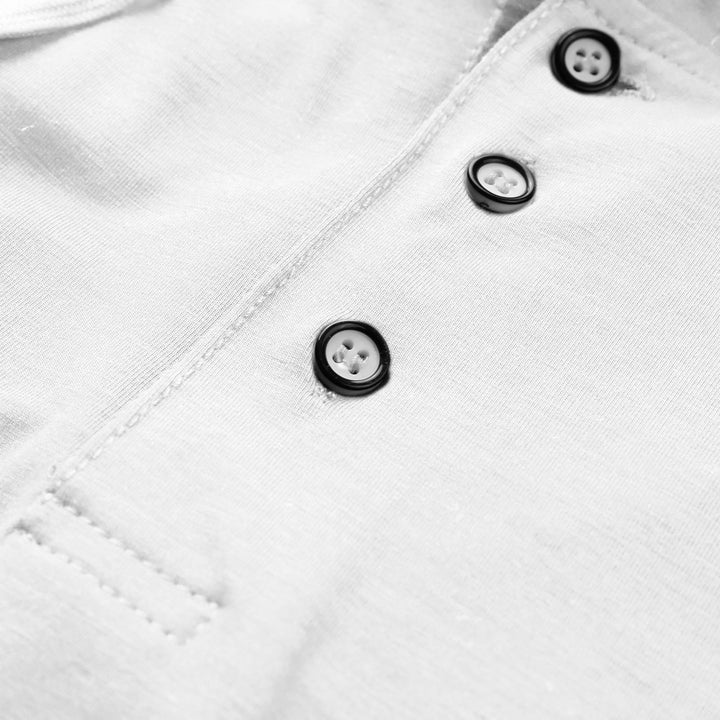 Herren Langarm-Hoodie mit Knopfleiste Echoarchiv