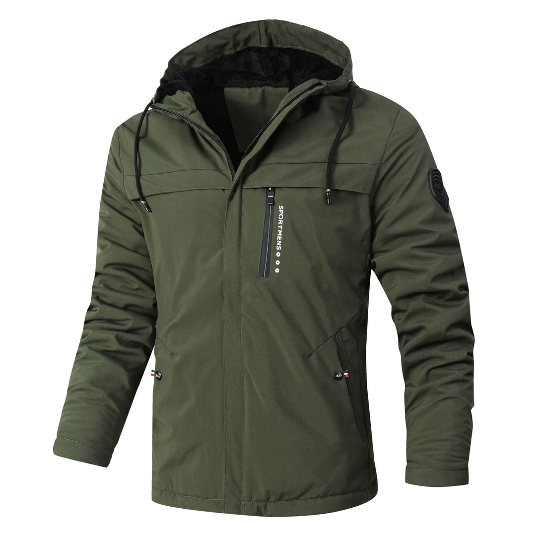 Herren wetterfeste und isolierte Jacke mit weichem Innenfutter Echoarchiv