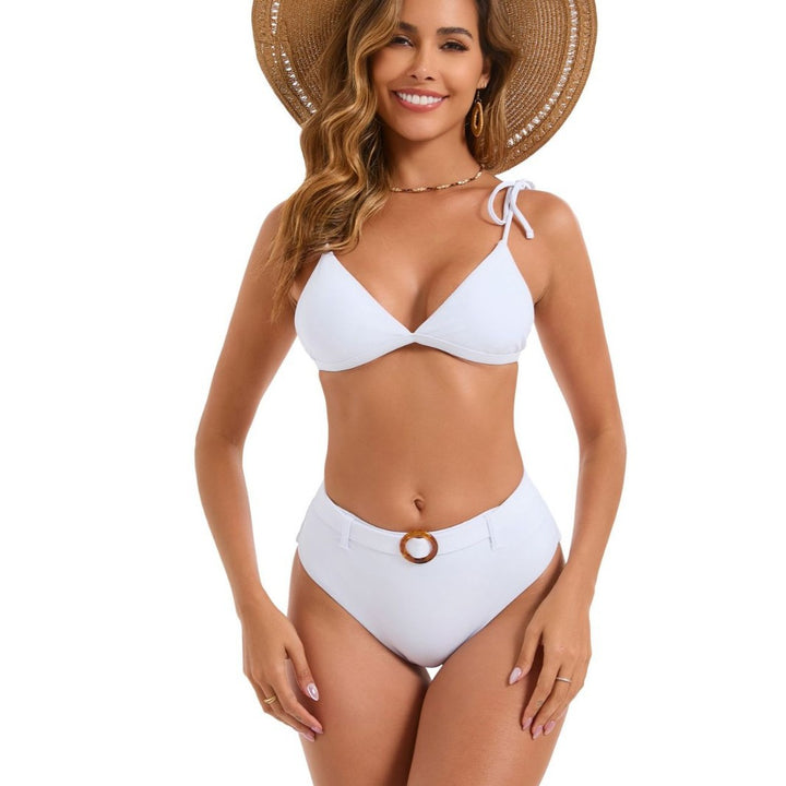 Damen Triangel-Bikini-Set mit verstellbaren Trägern und elegantem Bund Echo Archiv