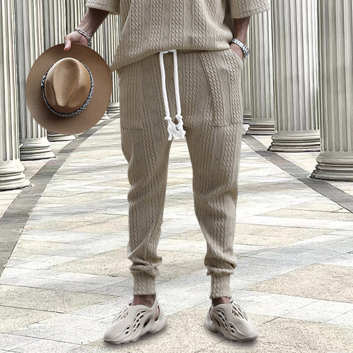 Herren Urbanes Freizeit-Outfit mit strukturierter Stoffqualität Echoarchiv