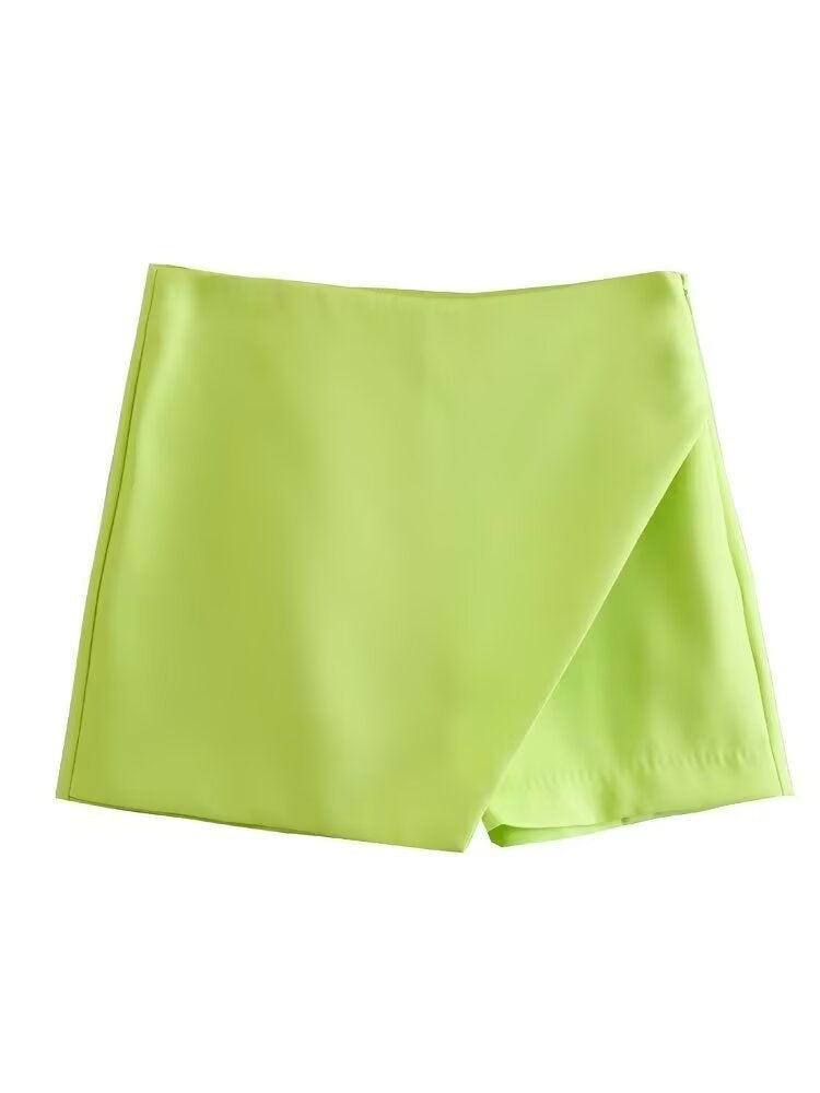 Damen modische Wickel-Shorts aus hochwertigem, elastischem Material Echo Archiv