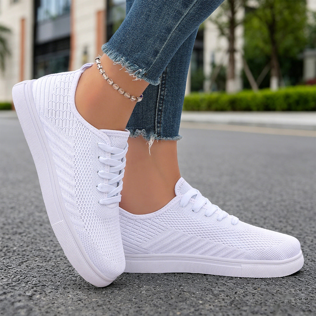 Damen nan leichter Strick-Slip-On Sneaker mit elastischem Sockeneinstieg, atmungsaktivem 3D-Gestrick und dämpfender Leichtsohle Echo Archiv