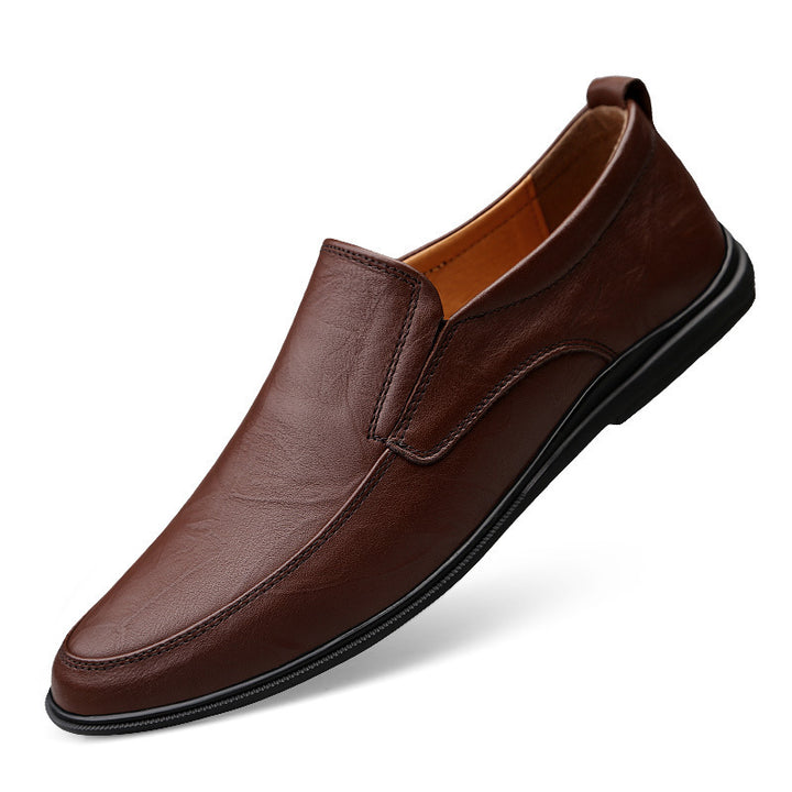 Herren Eleganter Slip-On Business-Halbschuh mit gepolstertem Komfortfußbett Echoarhiv