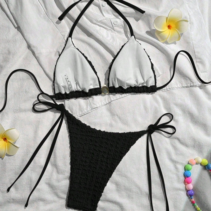 Damen raffinierter Triangel-Bikini Echo Archiv