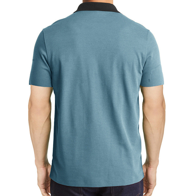 Herren Poloshirt mit kurzem Reißverschluss und stilvollem Kragen Echoarchiv