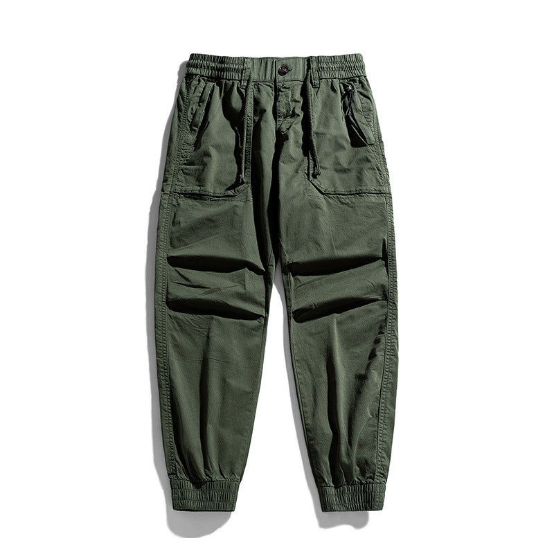 Herren Tapered-Cargojogger mit elastischem Komfortbund, Pattentaschen und Knöchelbündchen Echo Archiv