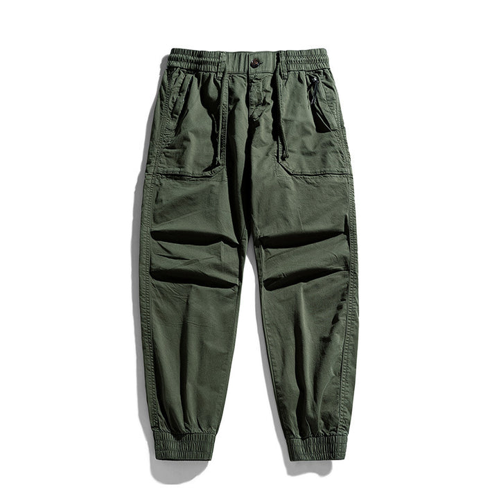 Herren Tapered-Cargojogger mit elastischem Komfortbund, Pattentaschen und Knöchelbündchen Echo Archiv