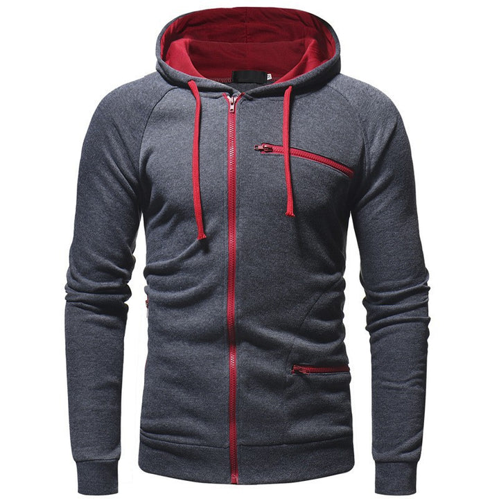 Herren Hoodie mit funktionalen Reißverschlusstaschen Echoarchiv