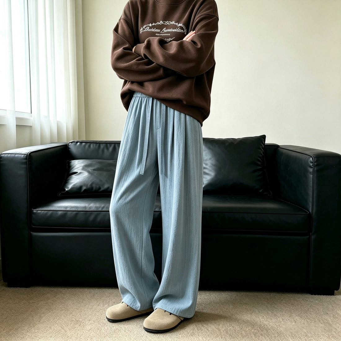 Damen Oversize-Sweatshirt mit dekorativem Frontprint und weichem Fleece-Inneren Echo Archiv