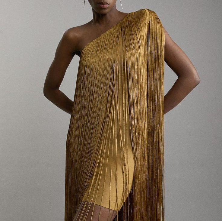 Damen Fransen-Kleid Echo Archiv