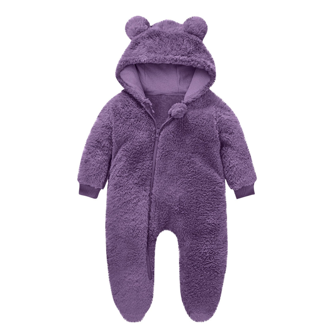 Kleinkind Fleece Overall mit Bärenohren – Montévia
