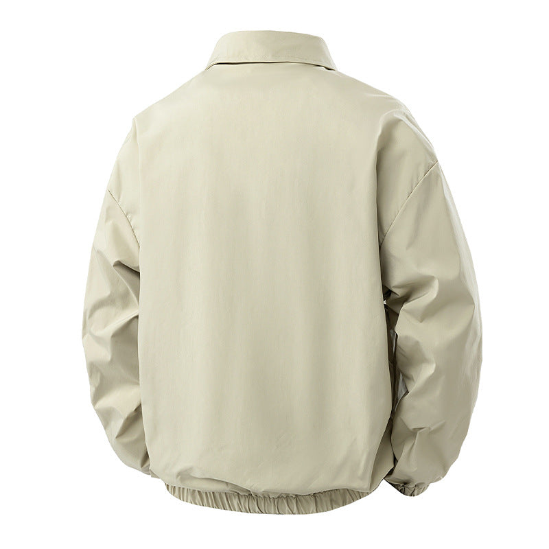 Herren urbaner Freizeitjacke mit hohem Kragen Echoarchiv