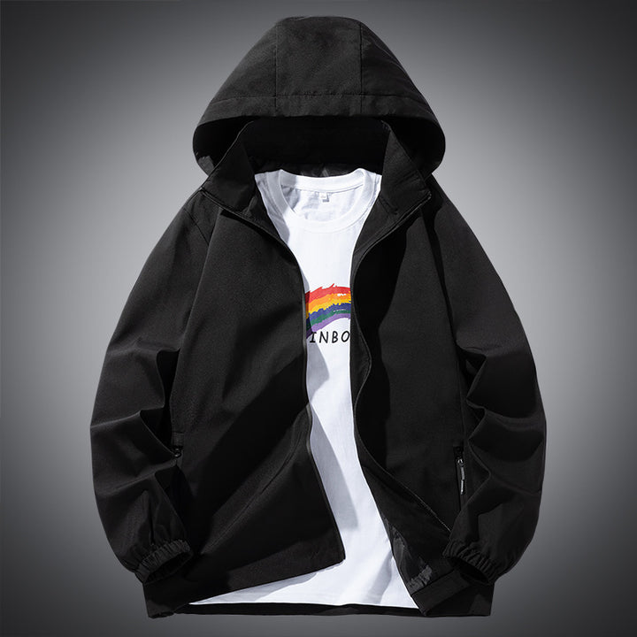 Unisex Minimalistische Softshell-Hoodie mit wasserabweisender Beschichtung, Kapuze & verdeckten Reißverschlusstaschen Echo Archiv