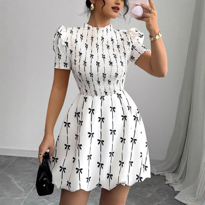 Damen Verspieltes Sommerkleid mit Rüschendetails und hochwertiger Baumwollmischung Echo Archiv