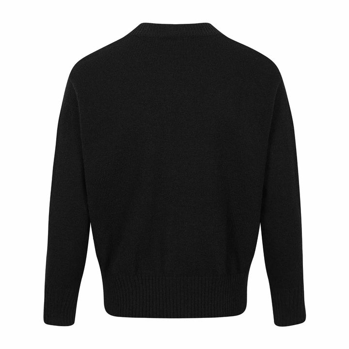 Herren Doppelt geknöpfte Strickcardigan mit Zopfmuster und Stehkragen Echoarchiv