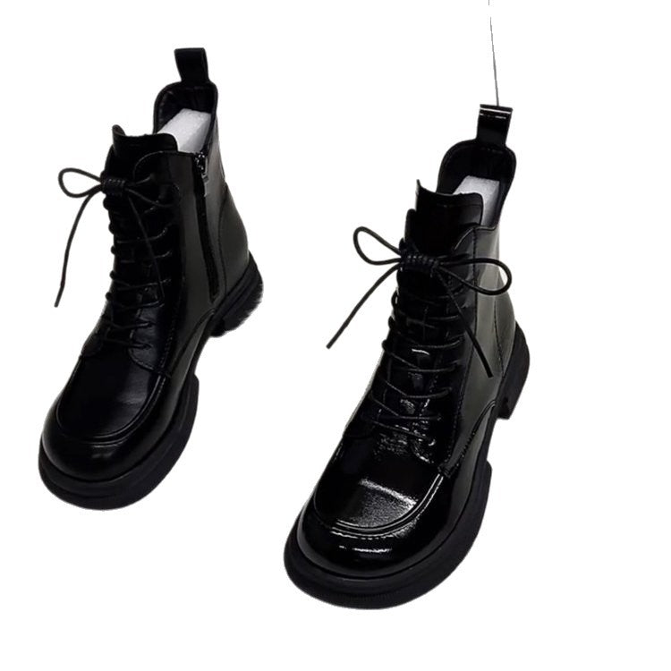 Damen Modische und komfortable Lederstiefeletten Echo Archiv