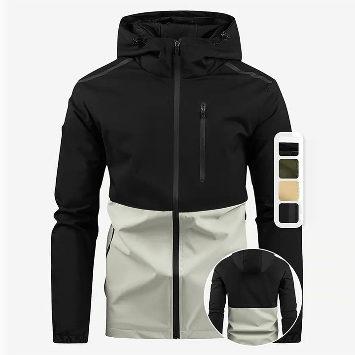 Herren multifunktionale Übergangsjacke mit versteckter Kapuze Echoarchiv