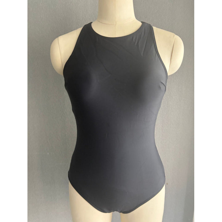 Damen Sportlicher Einteiler Badeanzug mit hohem Kragen und ergonomischem Schnitt Echo Archiv