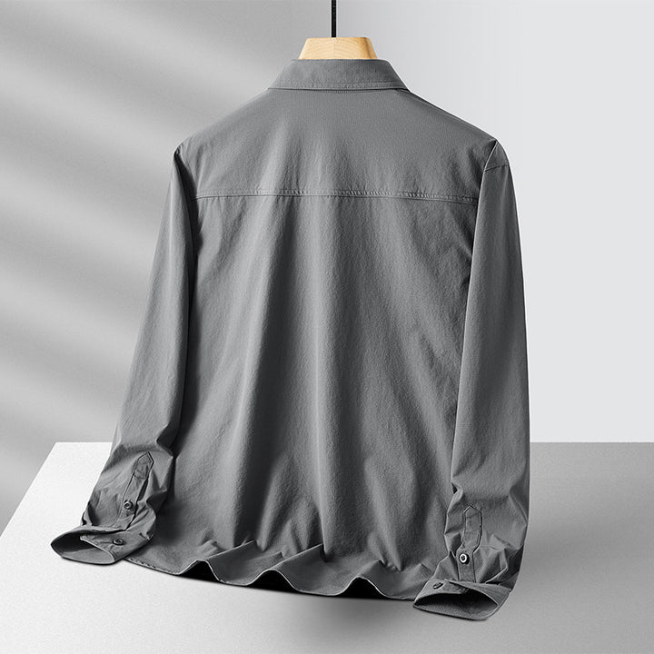 Herren Outdoor-Hemd mit Brustklappen, Ripstop-Gewebe und Regular-Fit Echo Archiv
