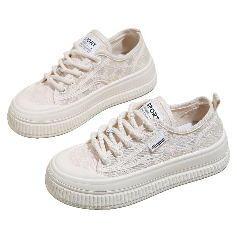 Damen Freizeitsneaker mit eleganter Spitze und rutschfester Sohle Echo Archiv