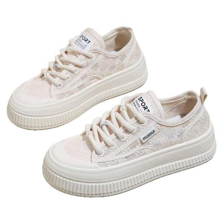 Damen Freizeitsneaker mit eleganter Spitze und rutschfester Sohle Echo Archiv