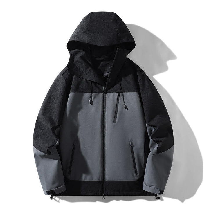 Damen technische Allwetterjacke mit vielseitigem Kapuzendesign und verstellbaren Belüftungsöffnungen Echoarchiv