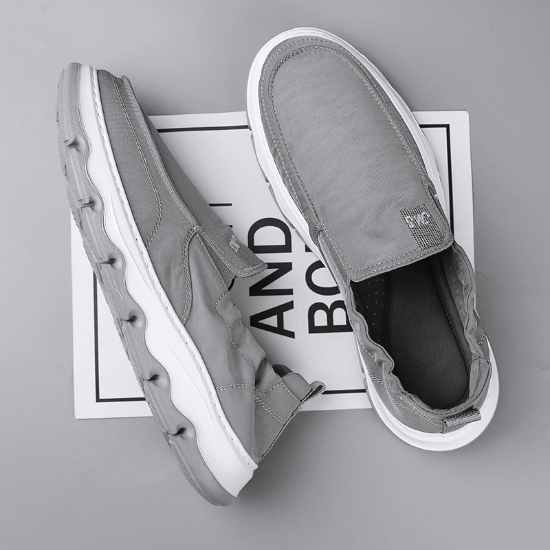 Herren eleganter Slipper-Sneaker mit elastischem Einstieg und stoßdämpfender Wellensohle Echo Archiv