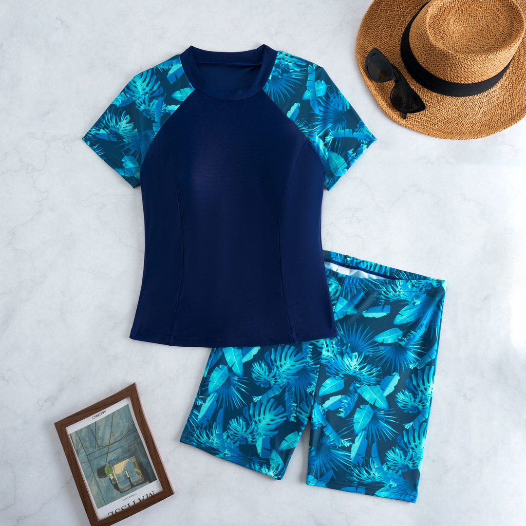 Damen Sportlicher Rashguard mit Shorts Echo Archiv