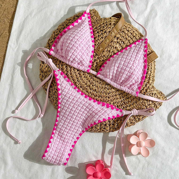 Damen Triangel-Bikini mit raffinierten Rüschendetails Echo Archiv