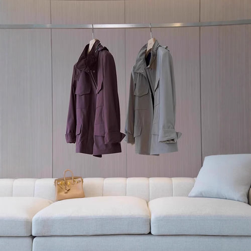 Damen Stylische Übergangsjacke mit praktischen Taschen Echoarchiv