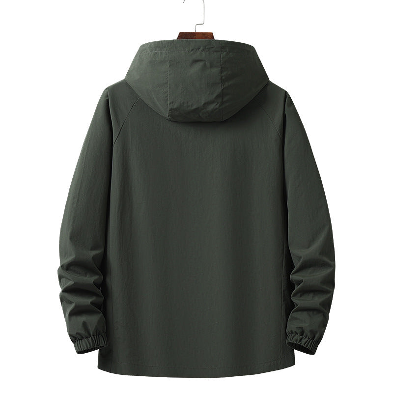Herren Leichte Outdoorjacke mit Kapuze Echo Archiv