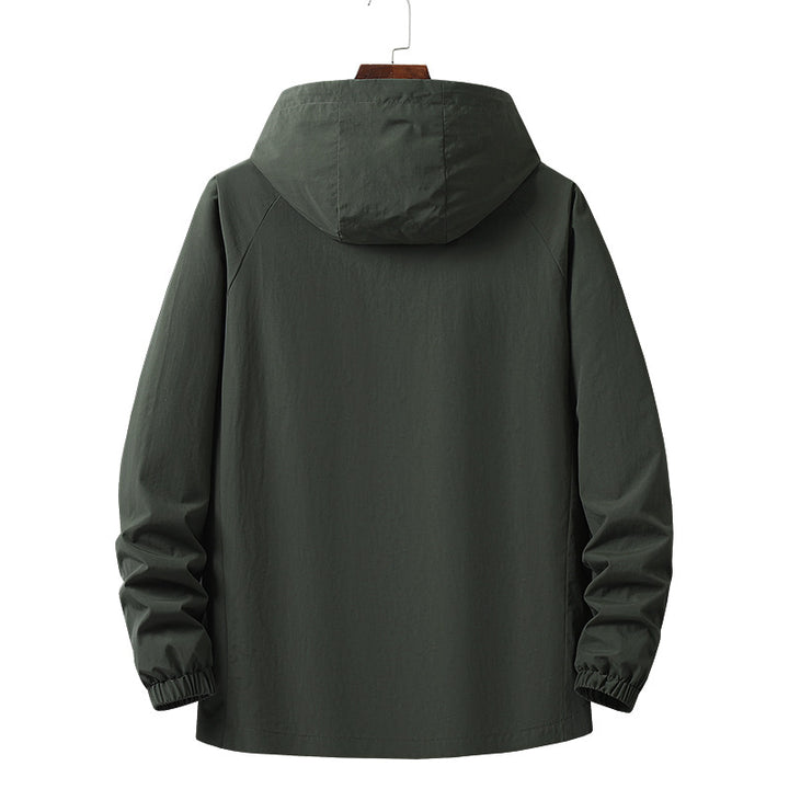 Herren Leichte Outdoorjacke mit Kapuze Echo Archiv