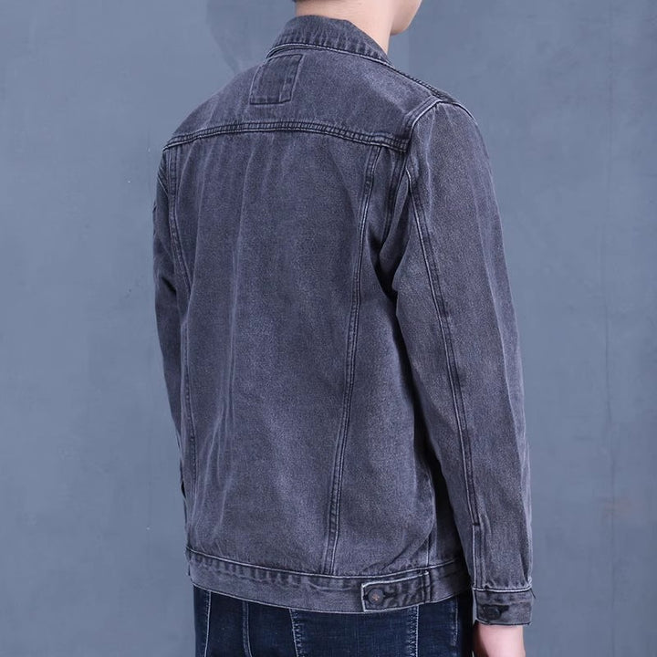 Herren Modische Denimjacke im Vintage-Stil Echoarchiv