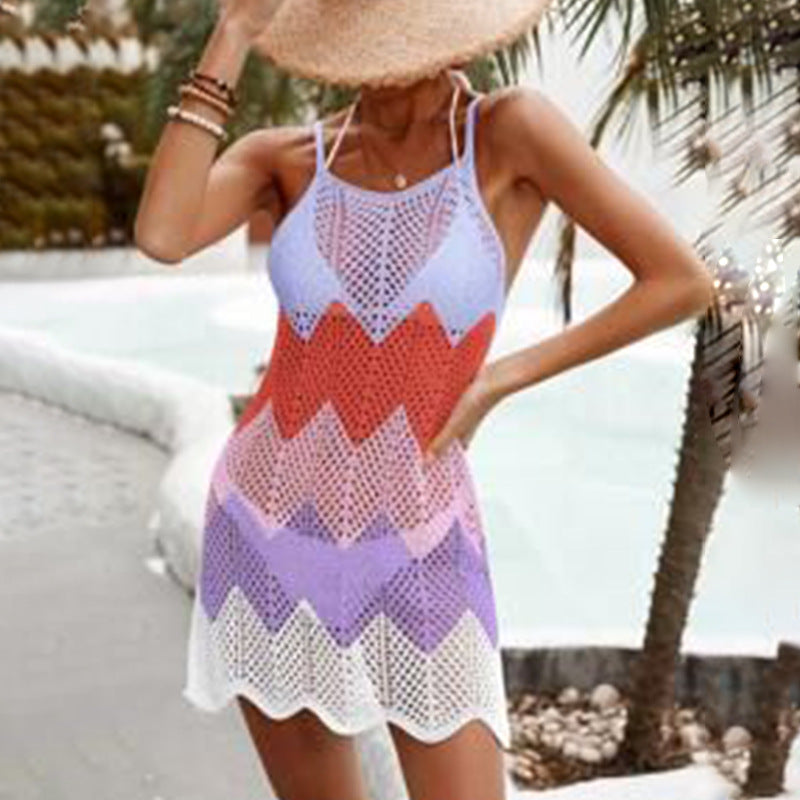 Damen modernes gehäkeltes Strandkleid Echo Archiv