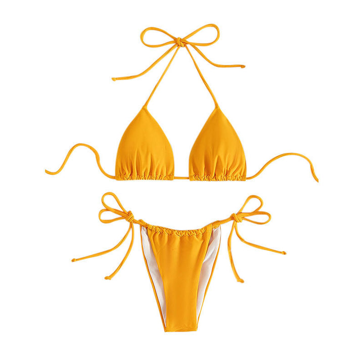 Damen Triangel-Bikini mit verstellbaren Bindebändern Echo Archiv