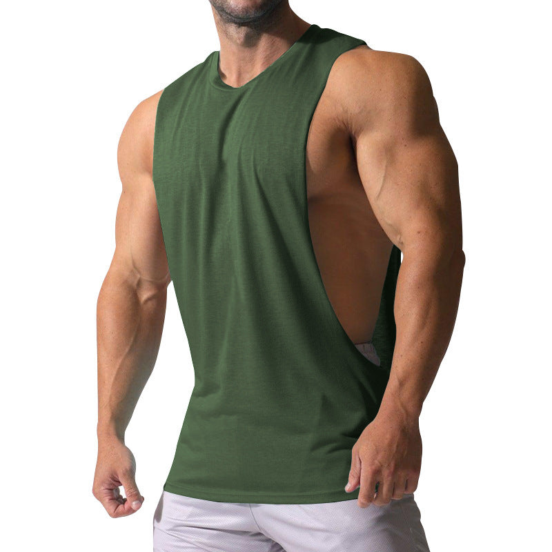 Herren Ärmelloses Sportshirt mit tiefem Rückenausschnitt und atmungsaktivem Material Echoarchiv